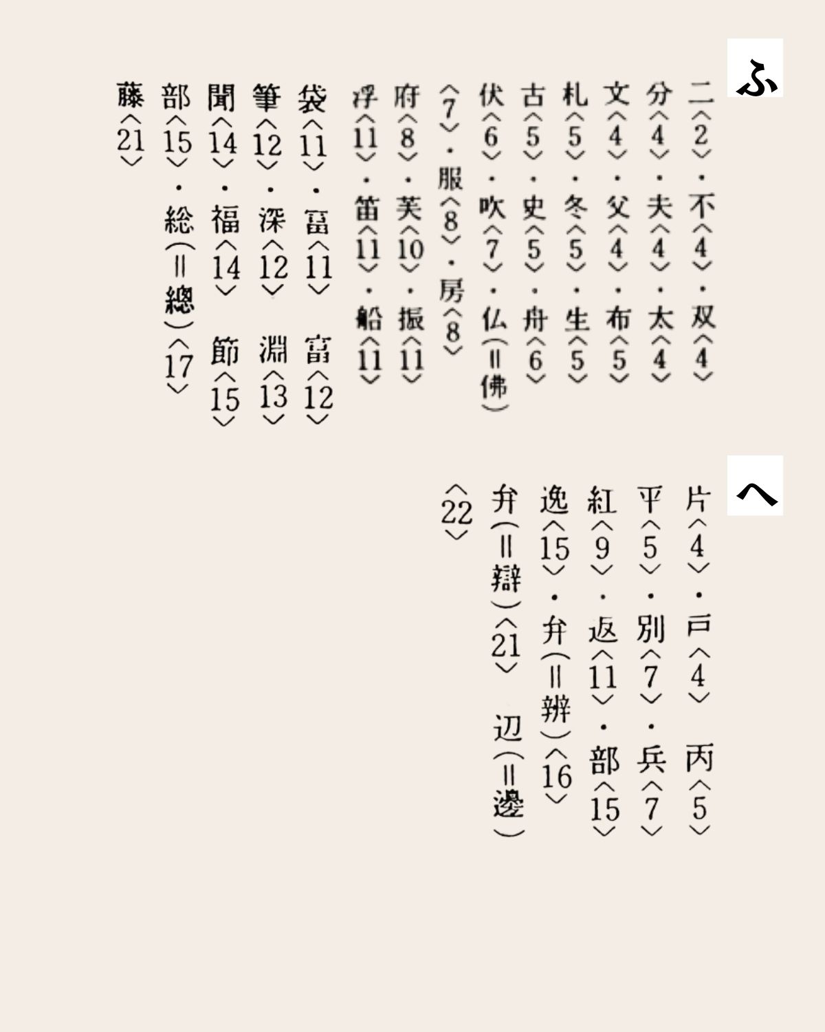 は行 3