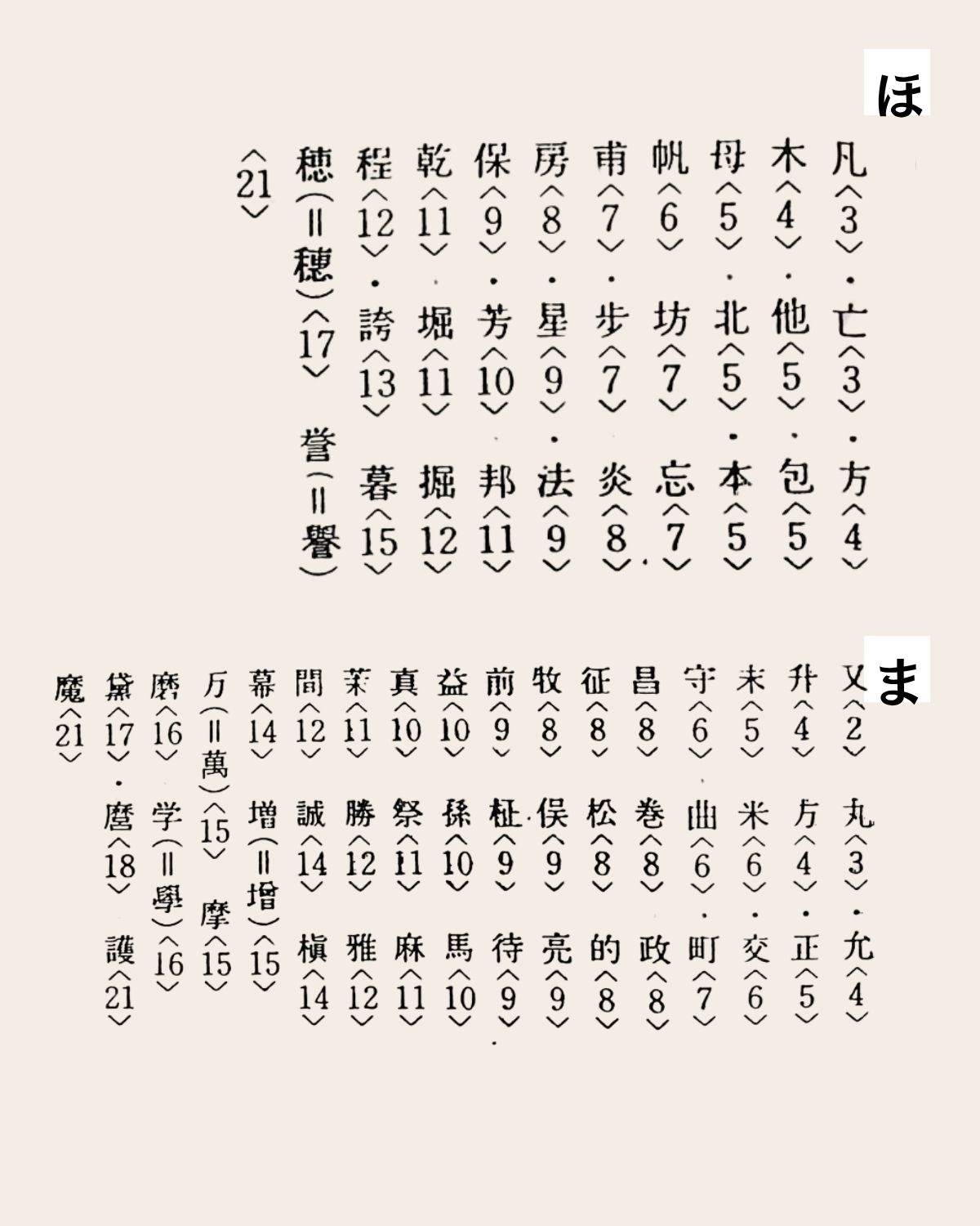 は行 4