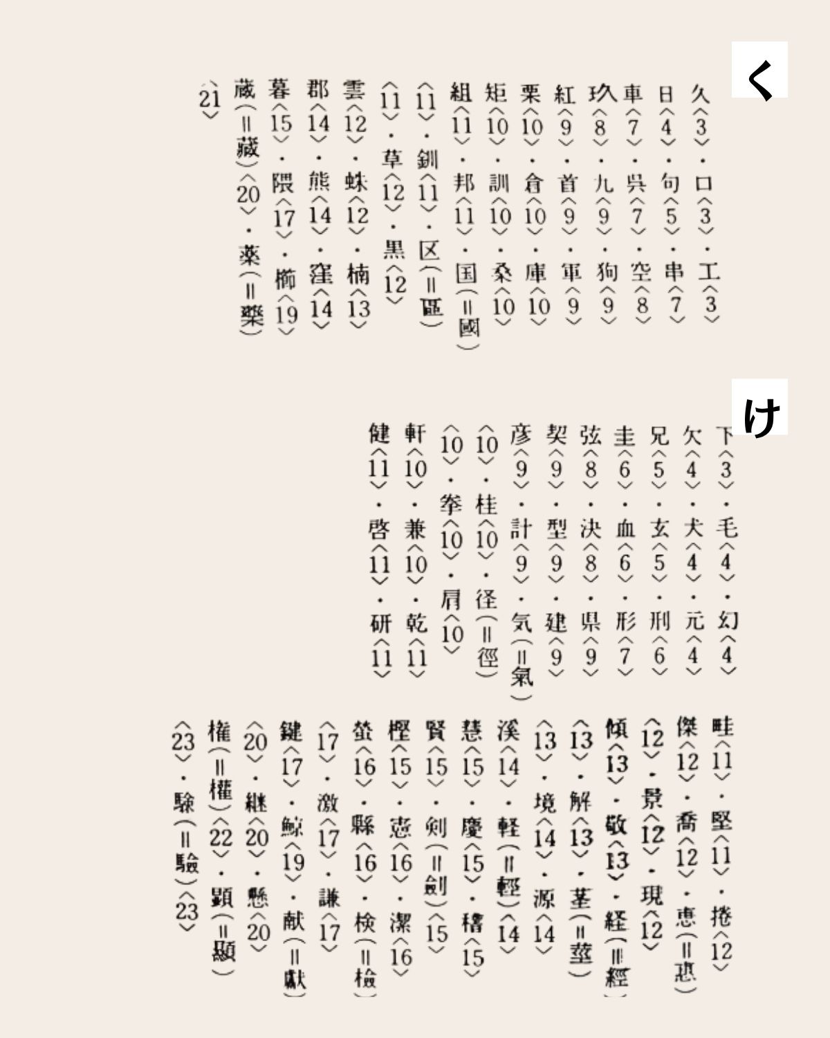 か行 3
